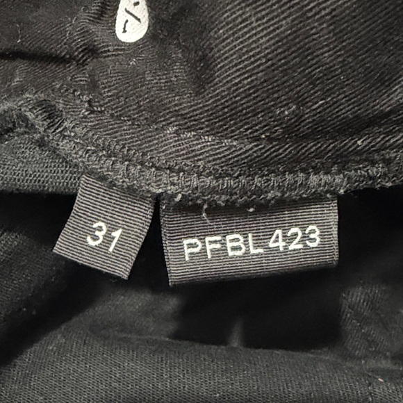 Purple Brand Coated Sleek Black Skinny Jeans for Men Size 31 NWT - Picture 11 of 14